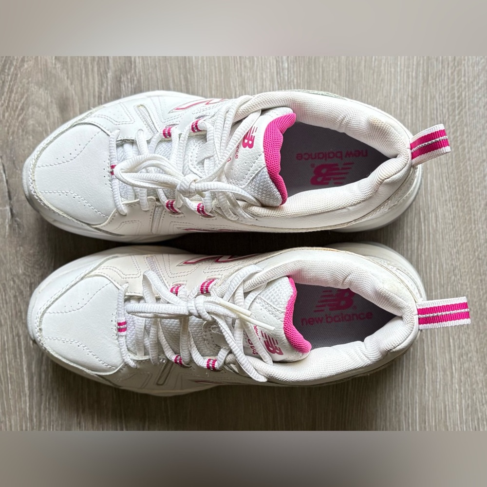 New Balance 608V4 White/Pink Women’s Size 7.5 WX608V4P - Picture 6 of 7